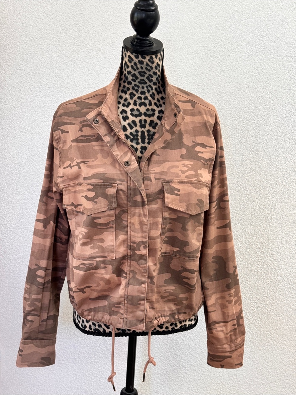 Sanctuary Camo Jacket in Pink